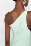 Diana Ruched One-Shoulder Midi Dress