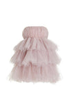Icons Crystal-Embellished Ruffled Tulle Mini Dress