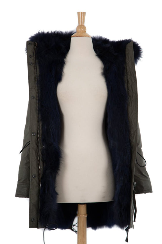 Luxe Limelight Navy Fur